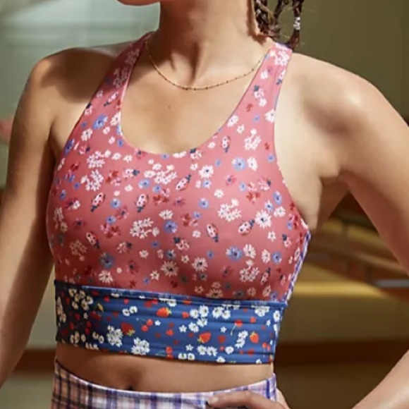 NEW Kachel Anthropologie Floral Sport Bra - Picture 8 of 13